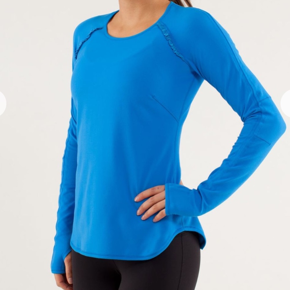 Lululemon Runder Under Long Sleeve *Silver